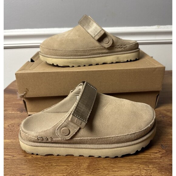 UGG Womens Goldenstar Clogs | Sand | 1138252-SAN | Size 8 | Used - Picture 1 of 11